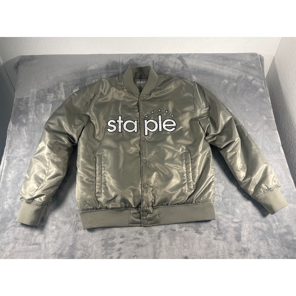 Staple Mens Bomber Jacket LARGE